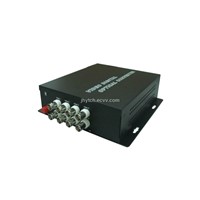 8-channel fiber optic video transceiver WT-S8V-T/RF