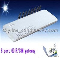 8 line  goip gsm gateway