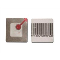 Barcode Color 404 EAS RF Soft Label with Deactivatable Lock