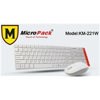 Brand Name Wireless Keyboard with Mouse Combo