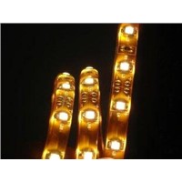 Bright 2.4 / 9.6W 220V yellow color 3528 SMD flexible led strip lights for window, archway