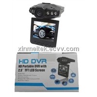 Car dvr with night vision car video recorder 120 degree view angleF198