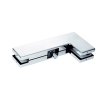 Curved glass door clamp T-050