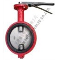 DF306 double axis butterfly valve wafe type