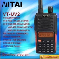 Dual Band Amateur Transceiver Ham Radio VT-UV2