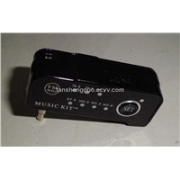 FM transmitter,FM car kit,FM handsfree car kit with 7 frequency,3.5mm jack for the all cellphone