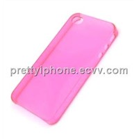 Iphone4 case with 3 holes-Rose red