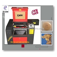 JQ4030 mini laser engraving machine to make rubber stamps
