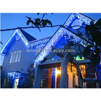 LED Icicle Light(5m/128blubs,both outdoor and indoor use,low heat,waterproof)