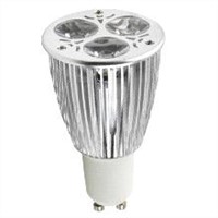 LED spotlight with 6W power, MR16/GU10/E26/E27 base availabe, 2700k-5500k, 35 viewing angle