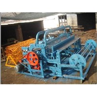 LFIII(semi-automatic) crimped wire mesh machine