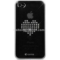 Luxo case with 55pcs diamonds for iPhone 4
