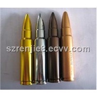 Metal bullet usb flash ,free shipping+free metal box,10 pieces/lot,logo print is available