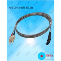 Multi-mode Duplex SC to MTRJ Fiber Optic Patch Cord