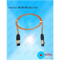 Multi-mode MPO to MPO Ribbon Fiber Optic Patch Cord
