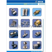 Non-standard parts of fasteners
