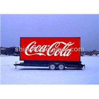 P12 mobile truck LED advertising display screen for outdoor