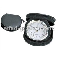 PU/Leather alarm clock