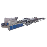 PVC skining foaming board extrusion line
