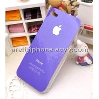 Plastic case for iPhone 4S 4G-Purple