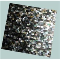 Rectangle Blacklip Shell Tiles for interior decoration