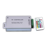 Remote LED controller for12V DC RGB LED strip light16 different static colors8 levels of dimming
