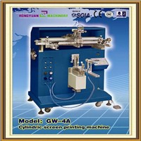 GW-3A curved screen printing machine for bottle and bucket