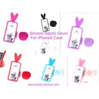 Silicone Rabito Cover For iPhone4 Case