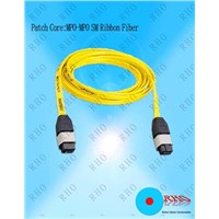 Single mode MPO to MPO Ribbon Fiber Optic Patch Cord