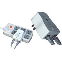 Socket surge protection device
