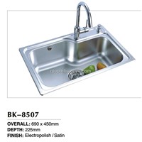 Special Single Bowl Topmount Kitchen Sink Of Bk-8507