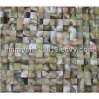 Square Brown lip Shell Tiles for wall tile