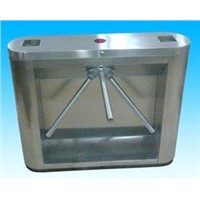 Stainless steel outdoor security turnstile gate with dry contact signal,  24V DC