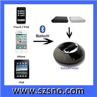Stereo Audio Bluetooth Receiver for iPod/iPhone/iPad docking station Black and White color in stock