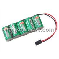 2/3A 6VDC 1600mAh NI-MH Battery Pack Receiver Power / Power Supply