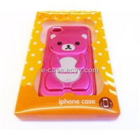TPU Bear Design Back Cover For iPhone 4G/4s