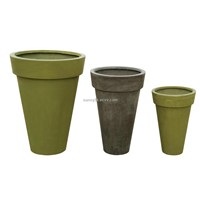 Tall round flower pot(SFT8002)