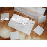 Two sides flat mother of pearl shell tiles