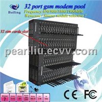 USB 32 ports GSM modem pool with wavecom Q2686 module