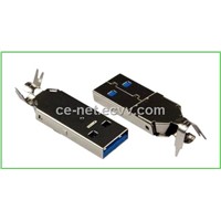 USB 3.0 Type A. Solder Type, Plug, Standard Type