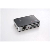 VGA, MP4, USB Inputs Electric Keystone small Micro Led Projector Buit in speaker