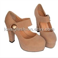 VIVI spring super sweet round toe high-heeled shoes Z0181