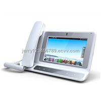 Video Phone Android 2.2OS, 7inch touch panel screen.