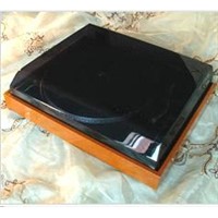 Wooden Full Size Turntable Player with Direct Encode