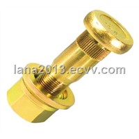 Zinc plated front wheel stud bolt for Nissan CW450