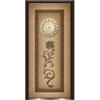 aluminum casting door with flower and moon patterns