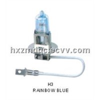 auto bulb H3 RAINBOW BLUE