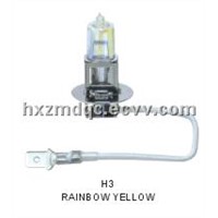 auto bulb H3 RAINBOW YELLOW