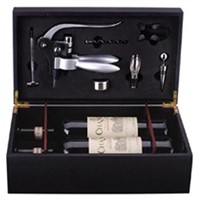 black wooden wine box set (JM005)