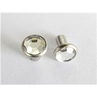 diamond round metal rivets nickel 7x6mm